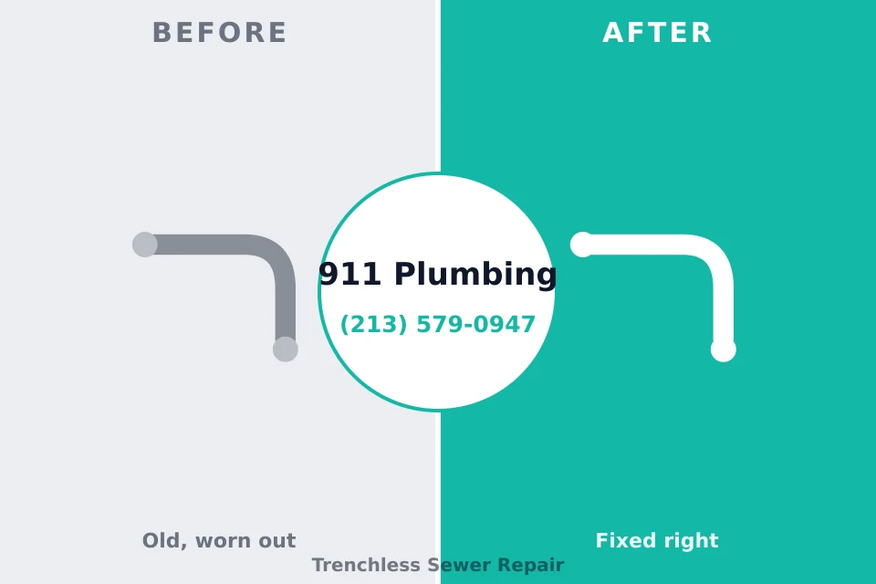 Before and after: plumbing company Lamont, MI